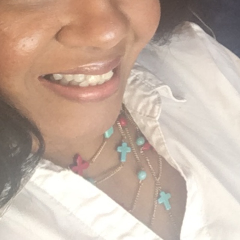 5 Layer Turquoise Necklace - Picture 4 of 4